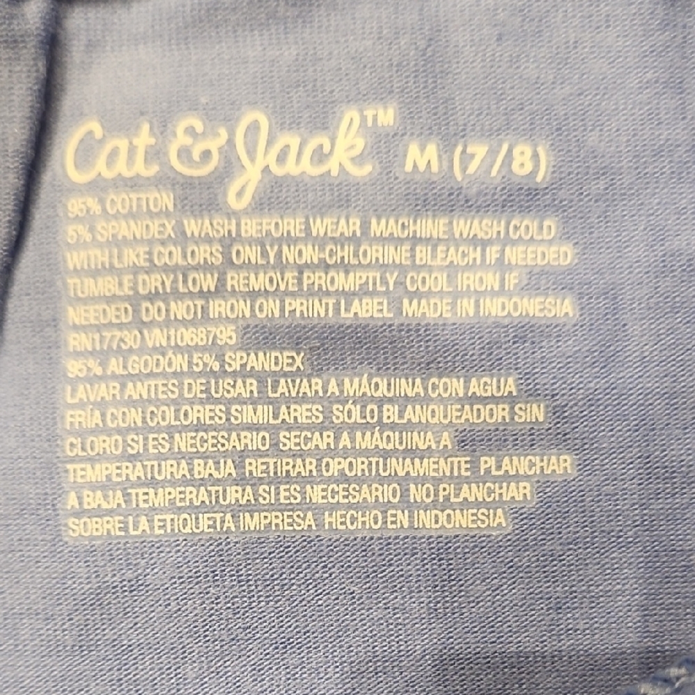 Cat & Jack Periwinkle Leggings with Elastic Waistband. CLEARANCE - Picture 6 of 8